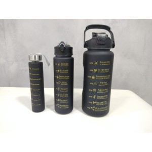 (JL-016) GARRAFAS 3 EM 1 NA COR PRETA